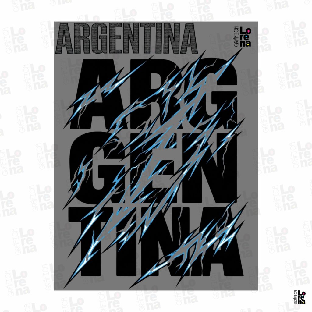 LAMINA DTF TEXTIL SELECCIÓN ARG13 (19x25cm)