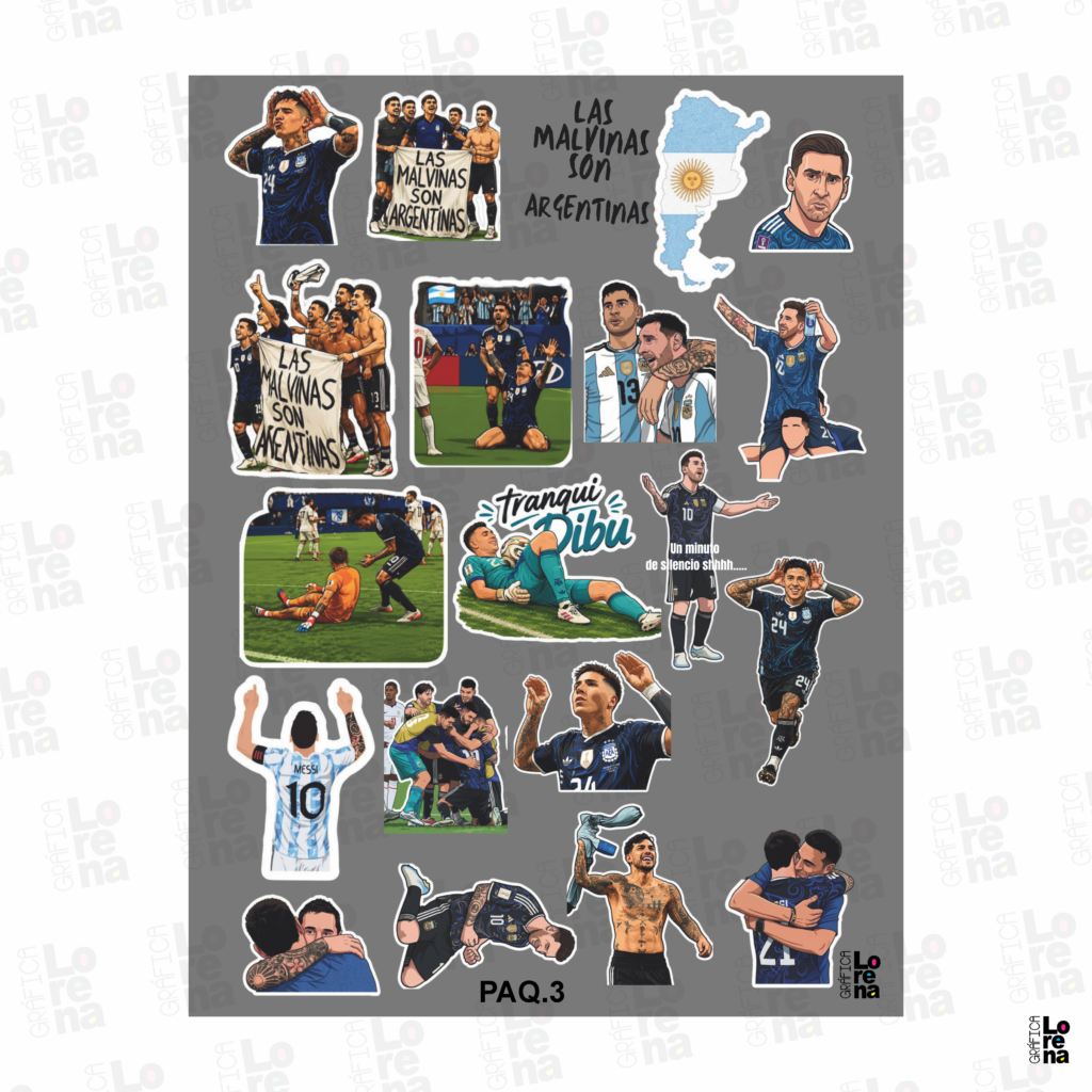 LAMINA DTF UV ARGENTINA - PACK 03 - 19,8 X 28,5cm